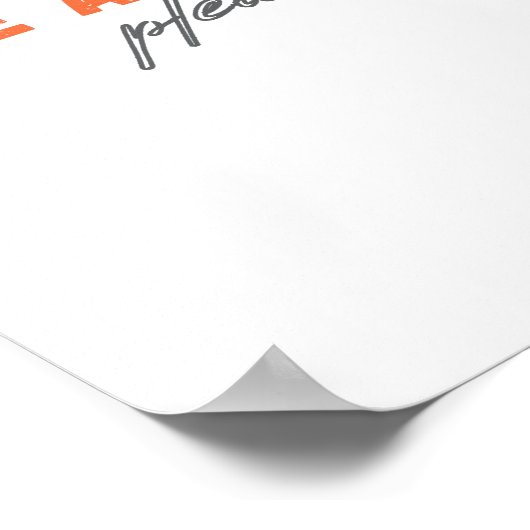 strand, alsjeblieft. Portretten en afdrukken Poster (Hoek)