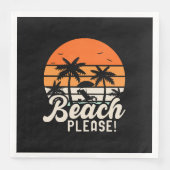 Strand Alsjeblieft Servet (Voorkant)
