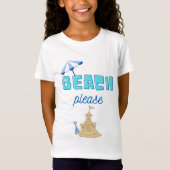 strand alsjeblieft t-shirt (Voorkant)