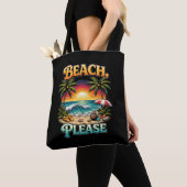 Strand, Alsjeblieft Tote Bag (Dichtbij)