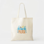 strand alsjeblieft tote bag (Voorkant)