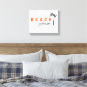 strand, alsjeblieft. Wandkunst van schilderdoek Canvas Afdruk (Insitu (Slaapkamer))