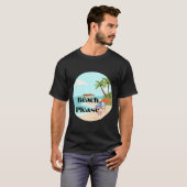 Strand Alsjeblieft – Zomerstemming T-shirt (Voorkant volledig)