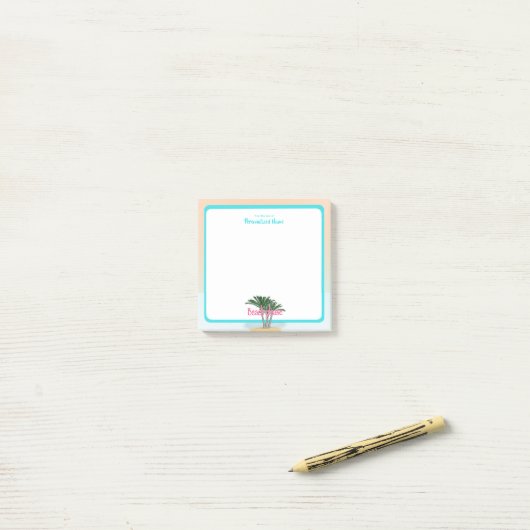 Strand alstublieft begrensd post-it® notes (Op bureau)