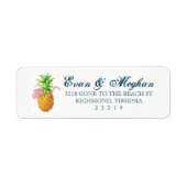 Strand Ananas  Label (Voorkant)