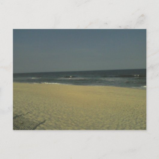 Strand ansichtkaart briefkaart (Voorkant)