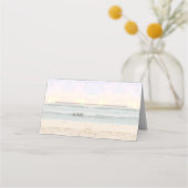 Strand Arbor Trouwplaats / Escort Kaarten Plaatskaartje (Voorkant)