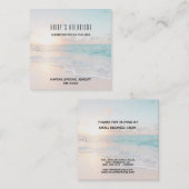 Strand Armband Display Sieraden Houder Vierkante Visitekaartje (Voorkant / Achterkant)