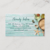 Strand Aromatherapie Massage therapeut SPA Salon Visitekaartje (Achterkant)