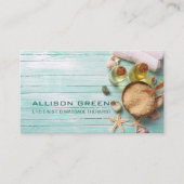 Strand Aromatherapie Massage therapeut SPA Salon Visitekaartje (Voorkant)