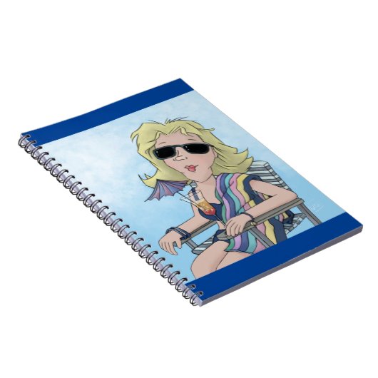 Strand Babe Notitieboek (Rechterzijde)