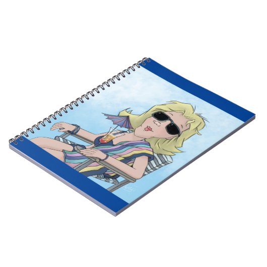 Strand Babe Notitieboek (Linkerzijde)