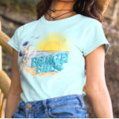 Strand Babe Retro Zomervakantie T-shirt