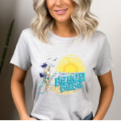 Strand Babe Retro Zomervakantie T-shirt