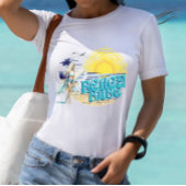 Strand Babe Retro Zomervakantie T-shirt