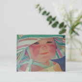 strand Baby 1934 Briefkaart (Staand voorkant)