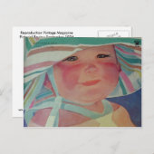 strand Baby 1934 Briefkaart (Voorkant / Achterkant)