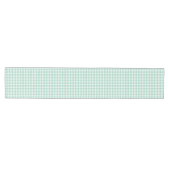 Strand Baby aan boord Mint Gingham Baby shower Medium Tafelloper (Horizontaal)
