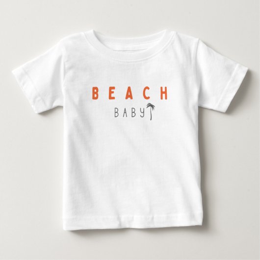 strand baby. Baby T-Shirt (Voorkant)