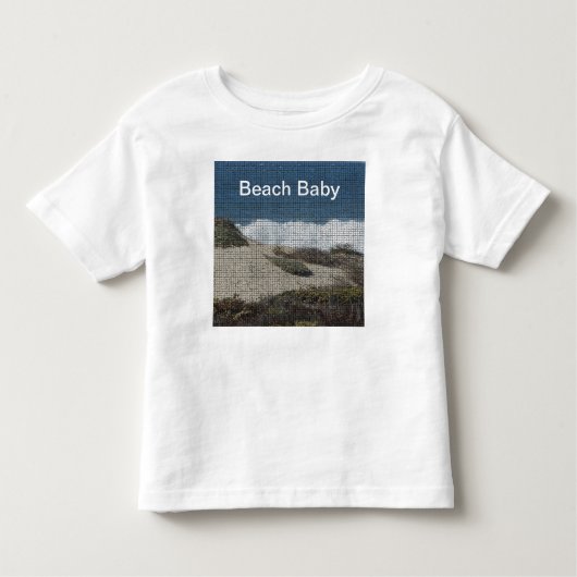 Strand Baby Californië Kustlandschap Zandoceaan Kinder Shirts (Voorkant)