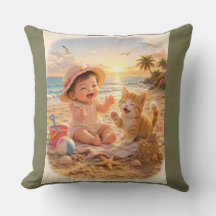 Strand Baby en Kittensandkasteel Vreugde