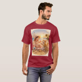 Strand Baby en Kittensandkasteel Vreugde T-shirt (Voorkant volledig)