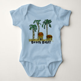 Strand Baby in het paradijs Romper