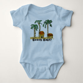 Strand Baby in het paradijs Romper