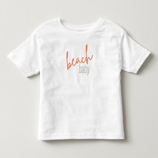 strand baby. Kleuter T-shirt (Voorkant)