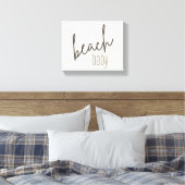 strand baby. Opgespannen canvas Afdruk (Insitu (Slaapkamer))