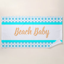 Strand Baby Patroon Blauw Zomer Witte Strepen