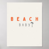 strand baby. Poster en Prints (Voorkant)