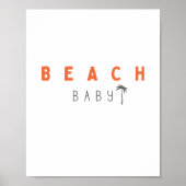 strand baby. Poster en Prints (Voorkant)