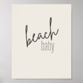 strand baby. Poster & Prints (Voorkant)
