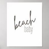 strand baby. Poster & Prints (Voorkant)