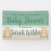 Strand Baby shower Banner (Horizontaal)