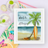 Strand baby shower - Mam te worden geadresseerd Poster