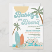 Strand Baby Shower Uitnodiging (Voorkant)