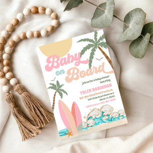 Strand Baby Shower Uitnodiging