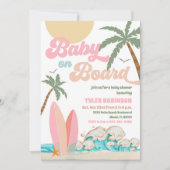 Strand Baby Shower Uitnodiging (Voorkant)