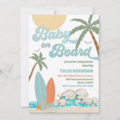 Strand Baby Shower Uitnodiging (Voorkant)