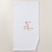 strand baby. Strandlakens (Voorkant)