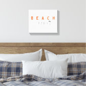 strand baby. stretched canvas afdrukken (Insitu (Slaapkamer))