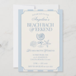 Strand Bach Weekend vrijgezellenfeest Itinerarium Kaart