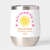 Strand Bachelorette Party Boho Sun (Achterkant)