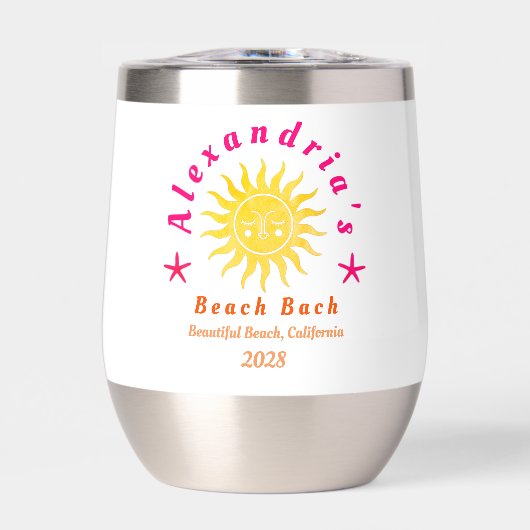Strand Bachelorette Party Boho Sun (Voorkant)