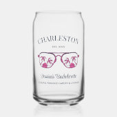 Strand Bachelorette Party Bruidsmeisje Custom Blikvorm Glas (Voorkant)