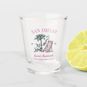 Strand Bachelorette Party bruidsmeisje Custom Shot Glas