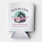 Strand Bachelorette Party Favor Bruidsmeisje Gift Blikjeskoeler (Voorkant)