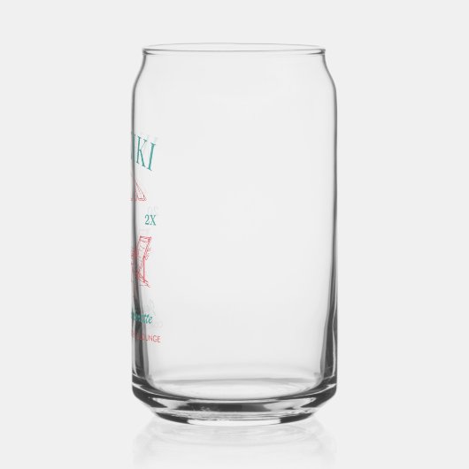 Strand Bachelorette Party Favor Gepersonaliseerde Blikvorm Glas (Links)